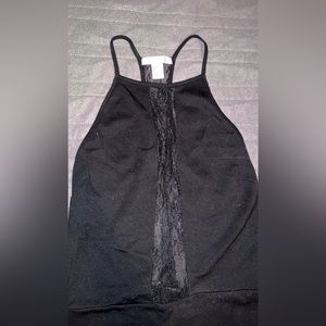 Forever 21 black lace bodysuit